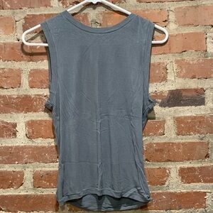 Wishlist Pewter Crewneck Sleeveless Tank